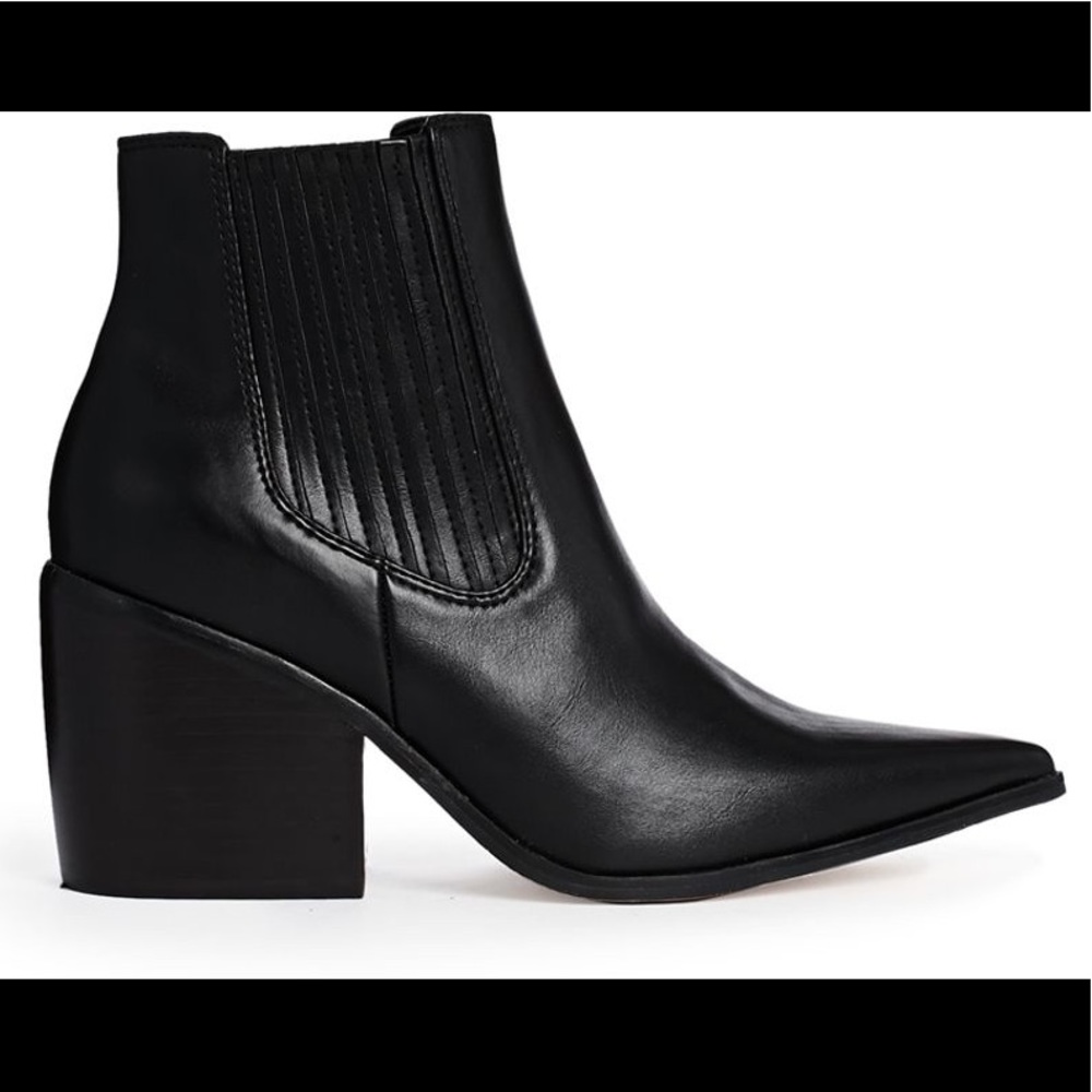 ASOS black pointed-toe Chelsea ankle … - Picture 5 of 7